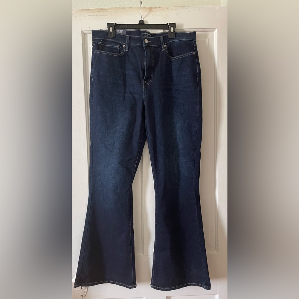 Luck flare leg jeans